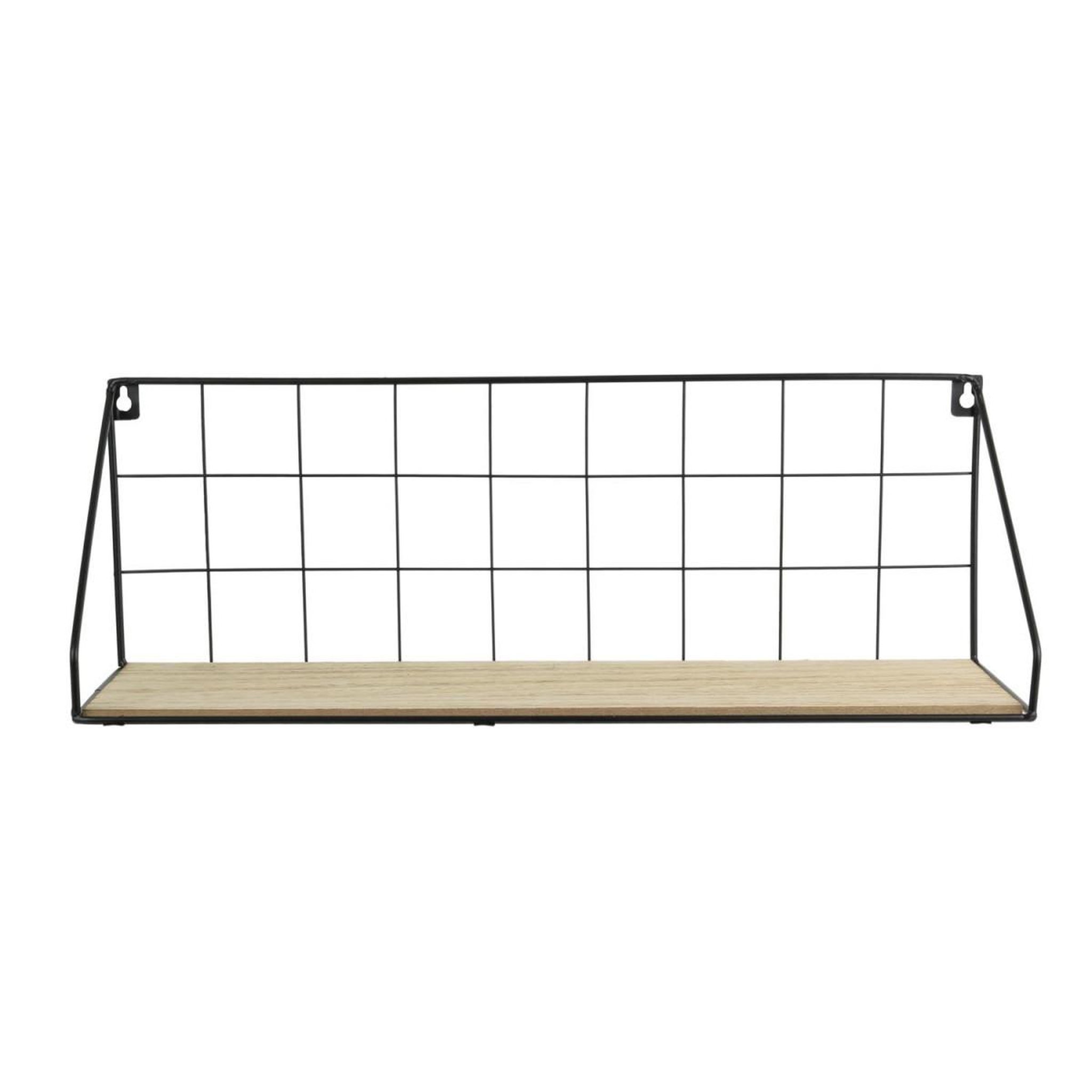 The Home Deco Factory Étagère murale design  hulka  45cm naturel & noir