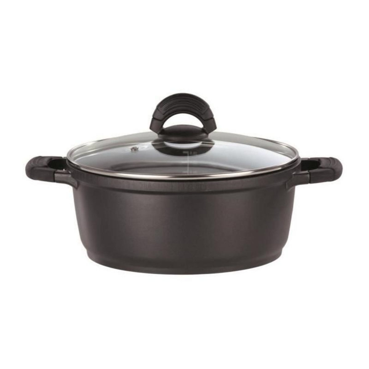 GSW Faitout fonte d'aluminium - GSW - SILCOGUSS - 28 cm - Induction - Noir