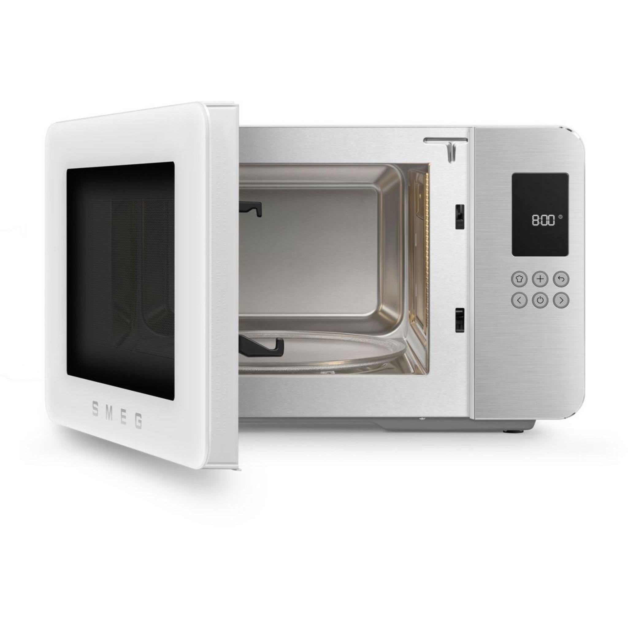 Voir la diapositive 2 : SMEG Micro ondes grill MOC01WHMEU