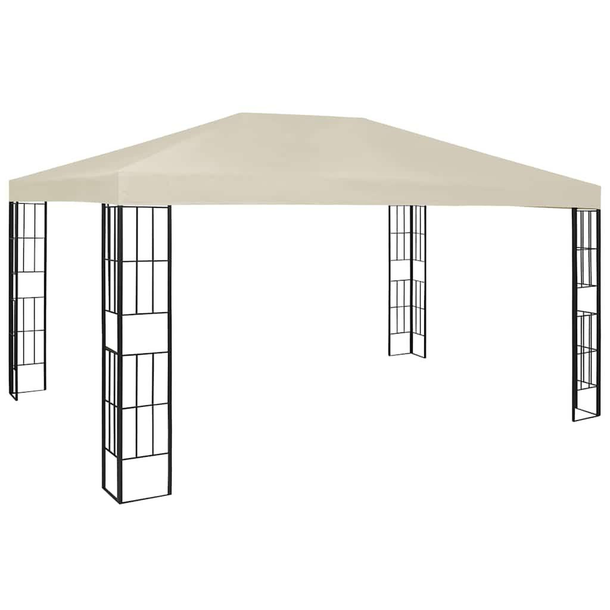 VIDAXL Tonnelle 3x4 m creme