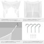 Voir la diapositive 5 : tectake Moustiquaire pour lits simples et doubles blanc