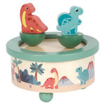 SMALLFOOT Boîte à musique Dino en bois