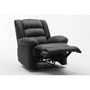 Voir la diapositive 3 : Habitat et Jardin Fauteuil relax  Buckingham  - 85 x 93 x 100 cm - Noir / Gris foncé
