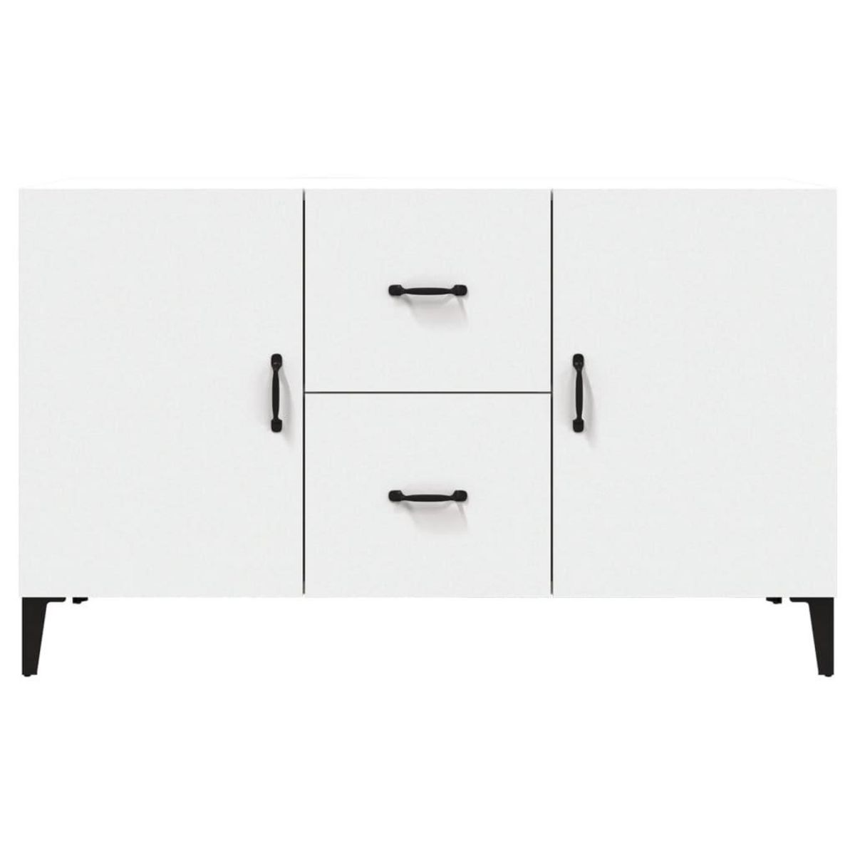 VIDAXL Buffet blanc 100x36x60 cm bois d'ingenierie