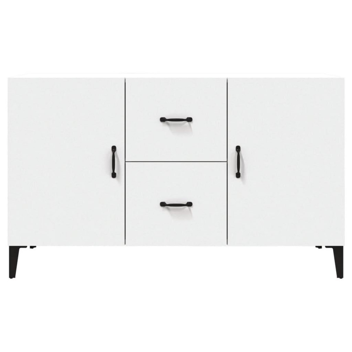 VIDAXL Buffet blanc 100x36x60 cm bois d'ingenierie