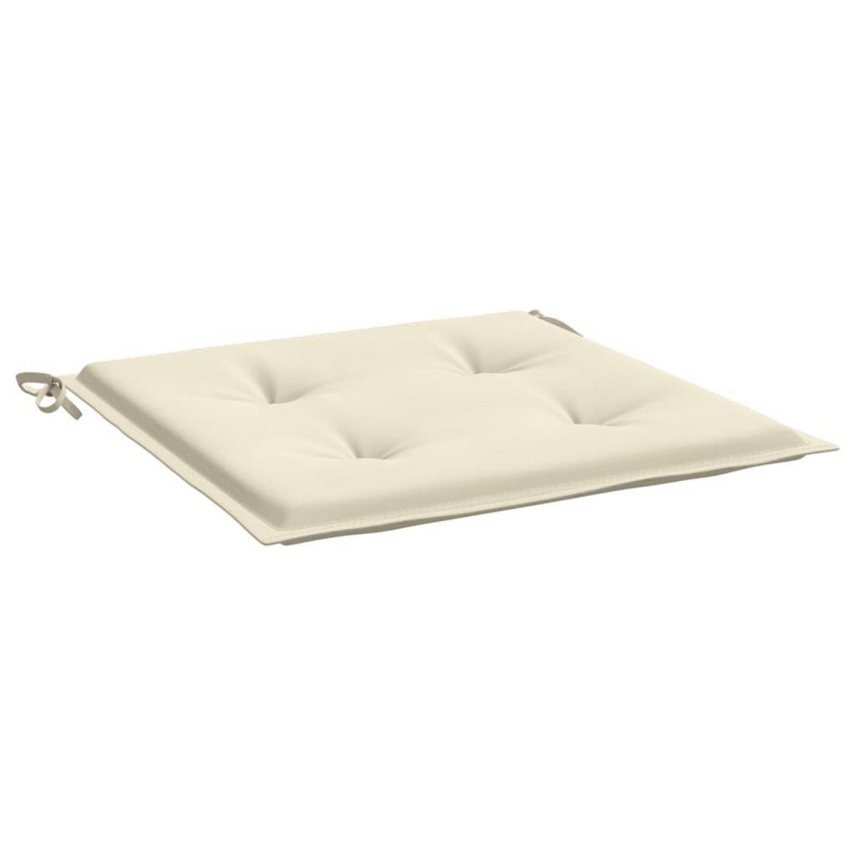 VIDAXL Coussins de chaise jardin lot de 6 creme 50x50x3cm tissu oxford