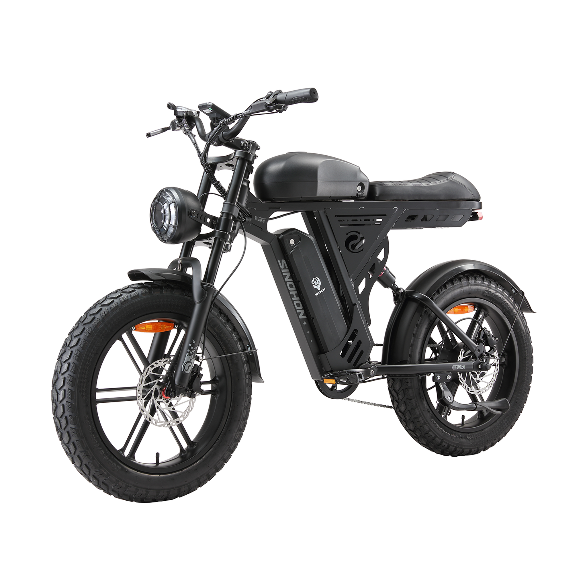 Voir la diapositive 4 : SINOHON Sinohon ab20 vélo électrique double batterie, fat bike 20 po longue autonomie 1728wh