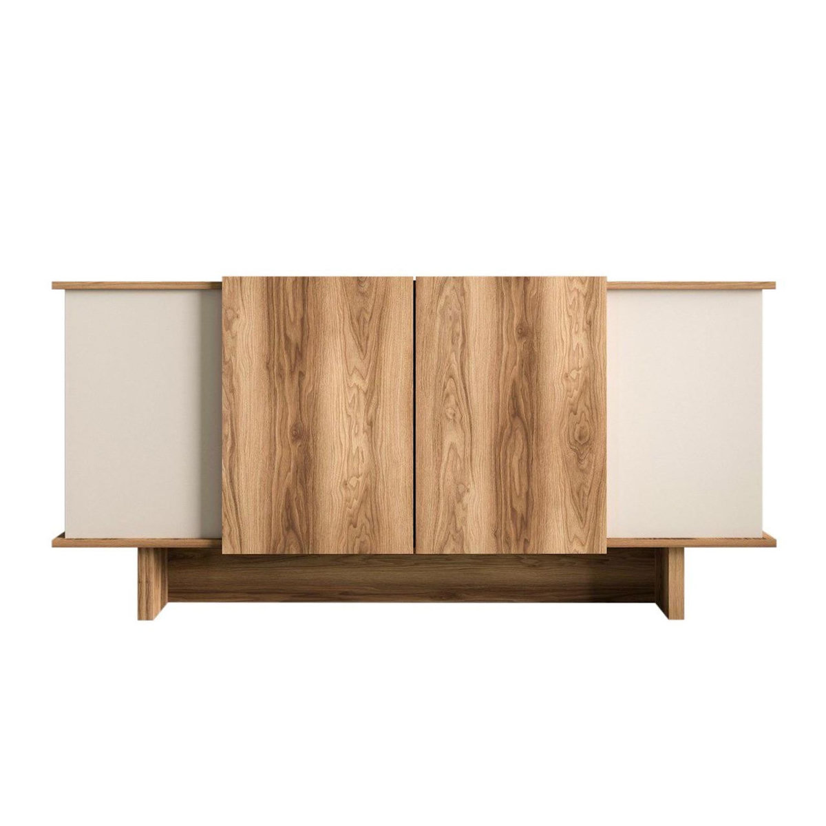 Habitat et Jardin Buffet en bois  Diana  - 180 x 40 x 81 cm - Beige