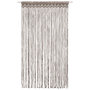 Voir la diapositive 2 : VIDAXL Rideau en macrame Taupe 140x240 cm Coton