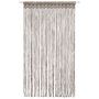Voir la diapositive 2 : VIDAXL Rideau en macrame Taupe 140x240 cm Coton
