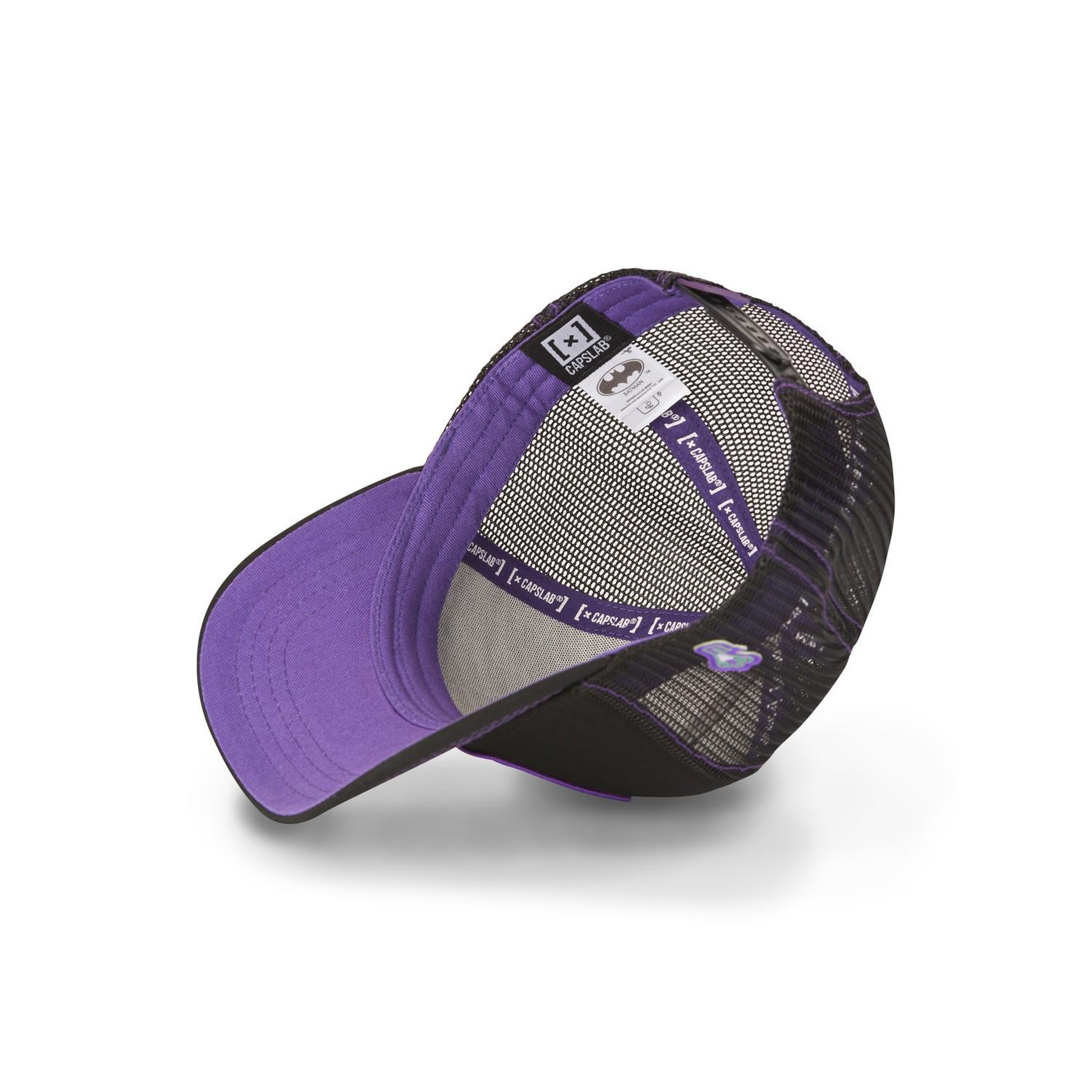 Voir la diapositive 5 : CAPSLAB Casquette trucker avec filet dc comics joker