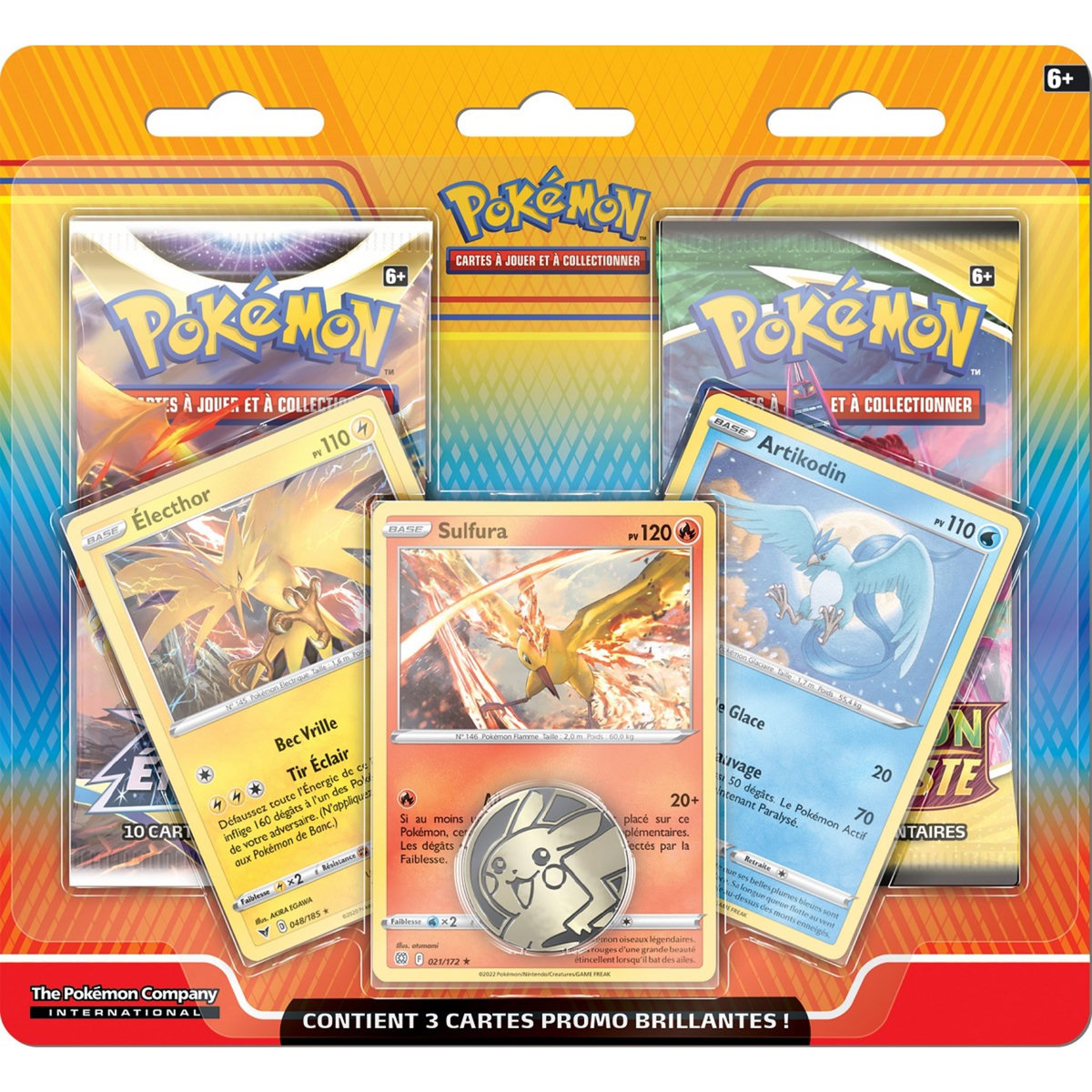 ASMODEE Pack 2 Boosters Cartes Pokémon