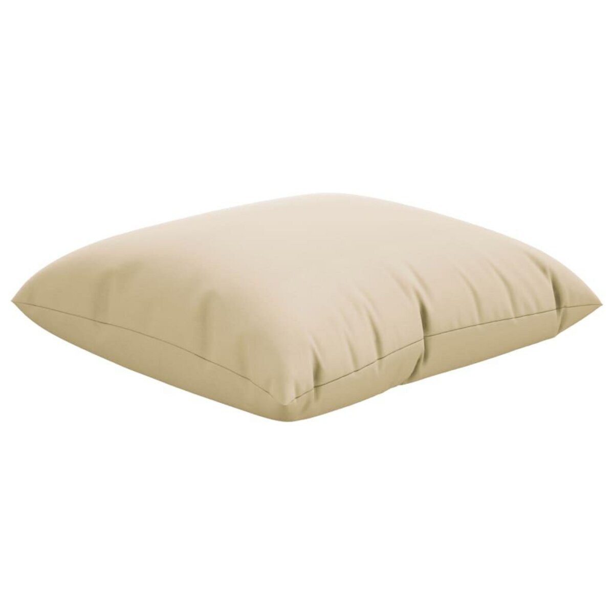 VIDAXL Coussins de canape lot de 4 beige 40x40 cm tissu