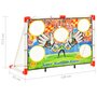 Voir la diapositive 6 : VIDAXL Ensemble de buts de football enfant avec panneau 120x51x77,5 cm