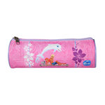 Bagtrotter BAGTROTTER Trousse scolaire ronde Oum Le Dauphin Rose