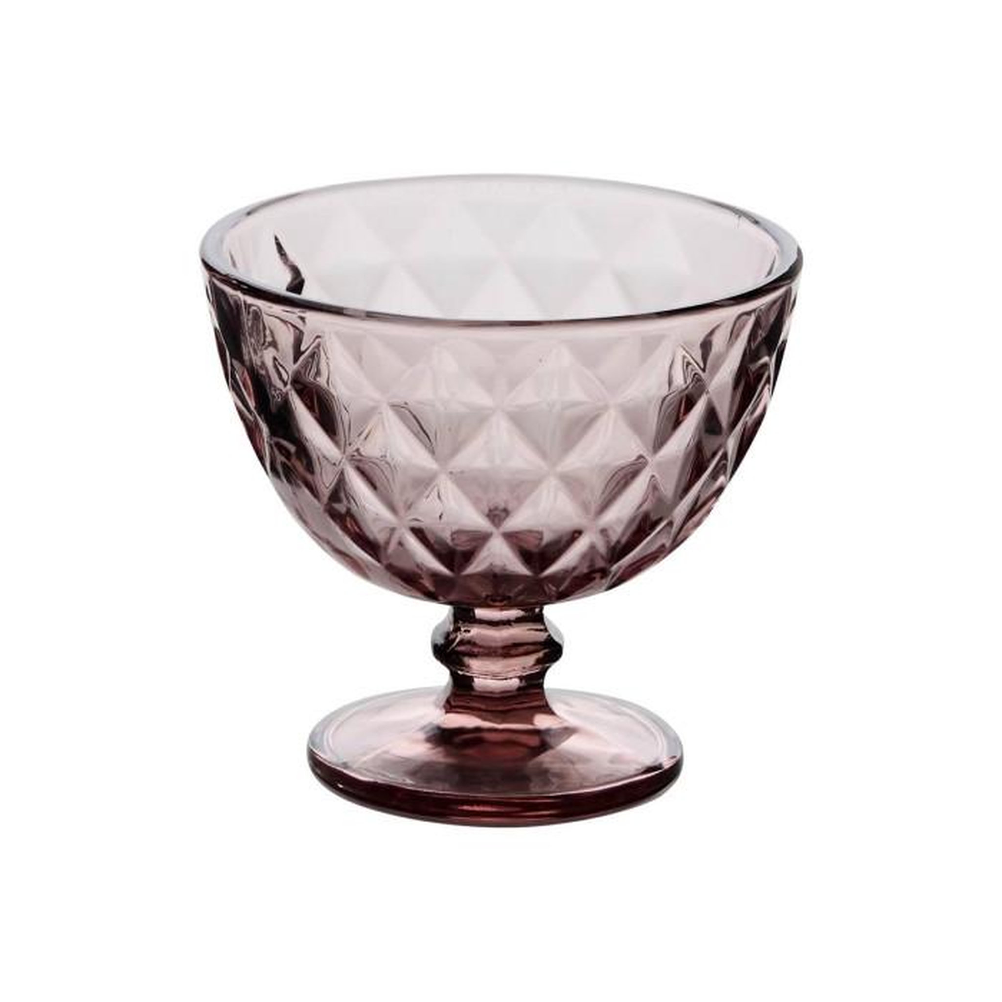 Voir la diapositive 2 : SECRET DE GOURMET Lot de 6 Coupes à Glace  Lea  30cl Rose