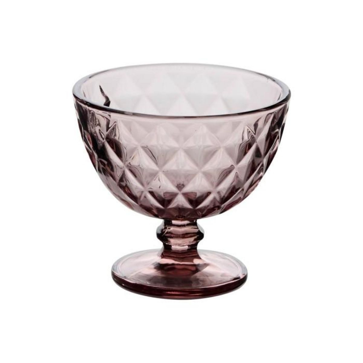 SECRET DE GOURMET Lot de 6 Coupes à Glace  Lea  30cl Rose