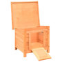 Voir la diapositive 2 : VIDAXL Maison de chat Pin massif et sapin 50 x 46 x 43,5 cm