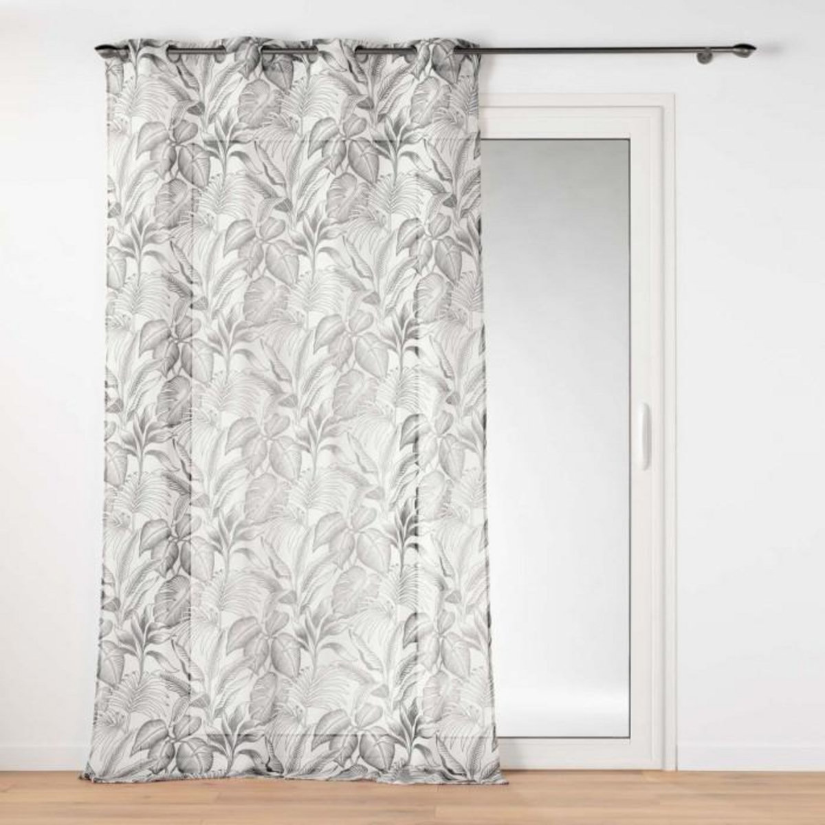 Paris Prix Rideau Voilage à Œillets Imprimé  Cabana  140x240cm Naturel