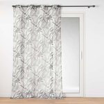 Paris Prix Rideau Voilage à Œillets Imprimé  Cabana  140x240cm Naturel