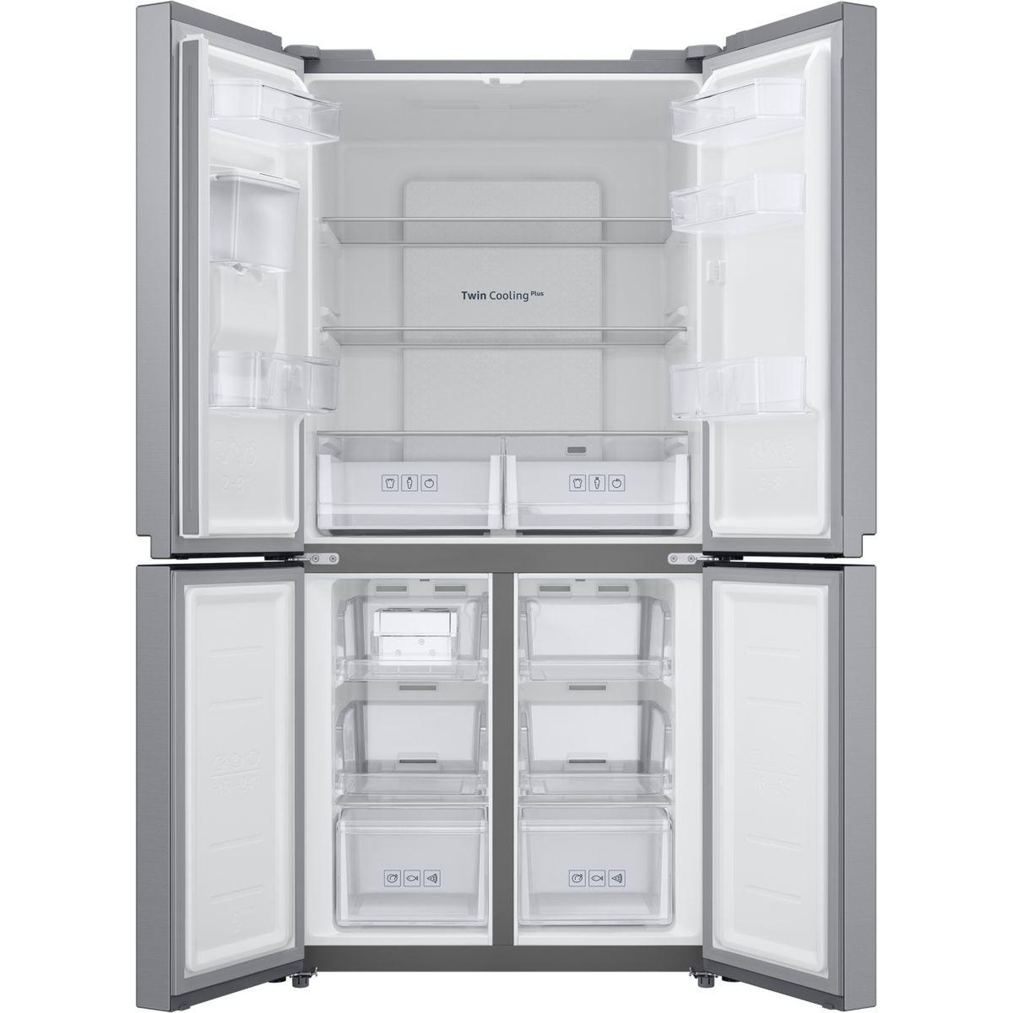 Voir la diapositive 3 : Samsung Réfrigérateur multi portes RF48A401EM9