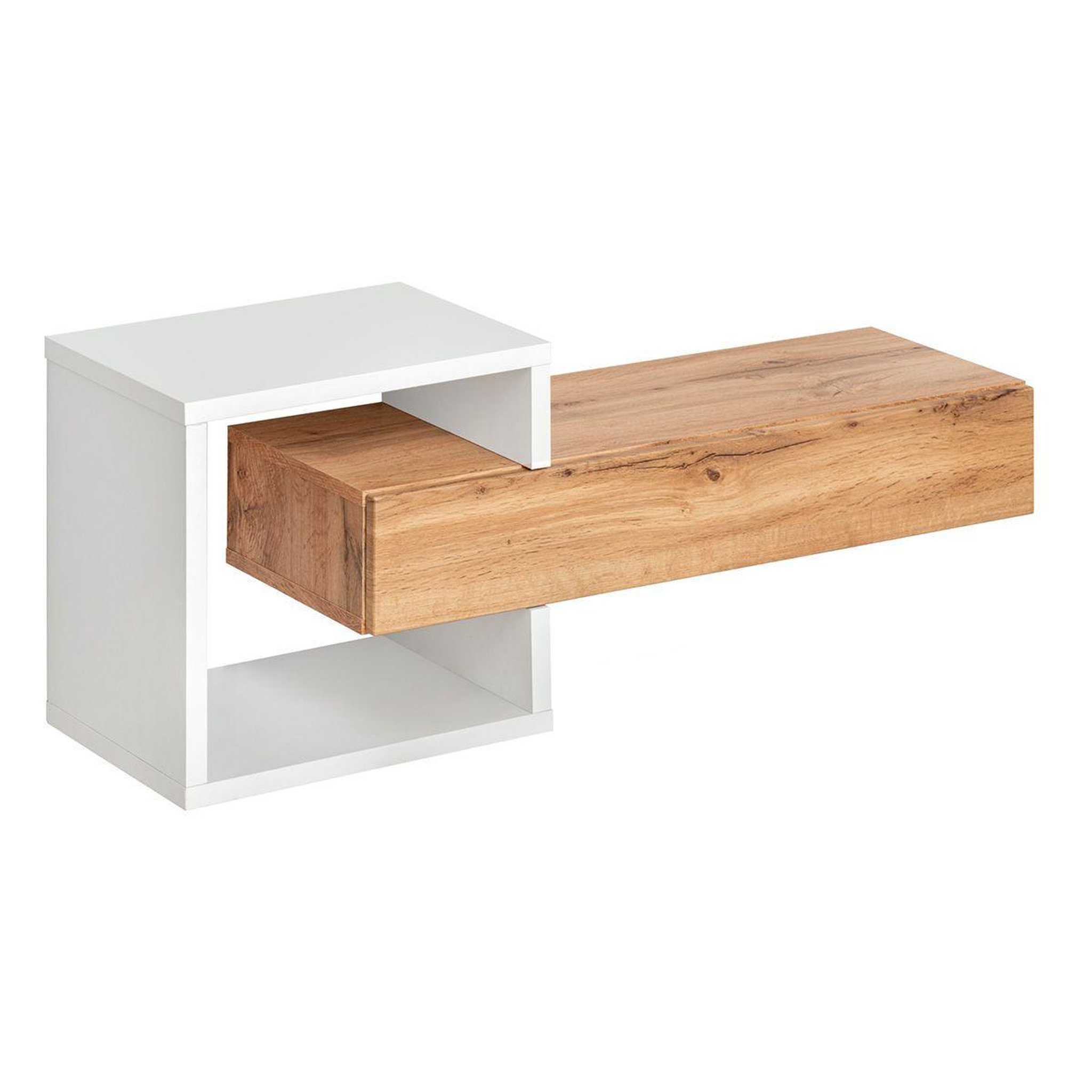 Paris Prix Étagère murale & tiroir  easy  100cm naturel
