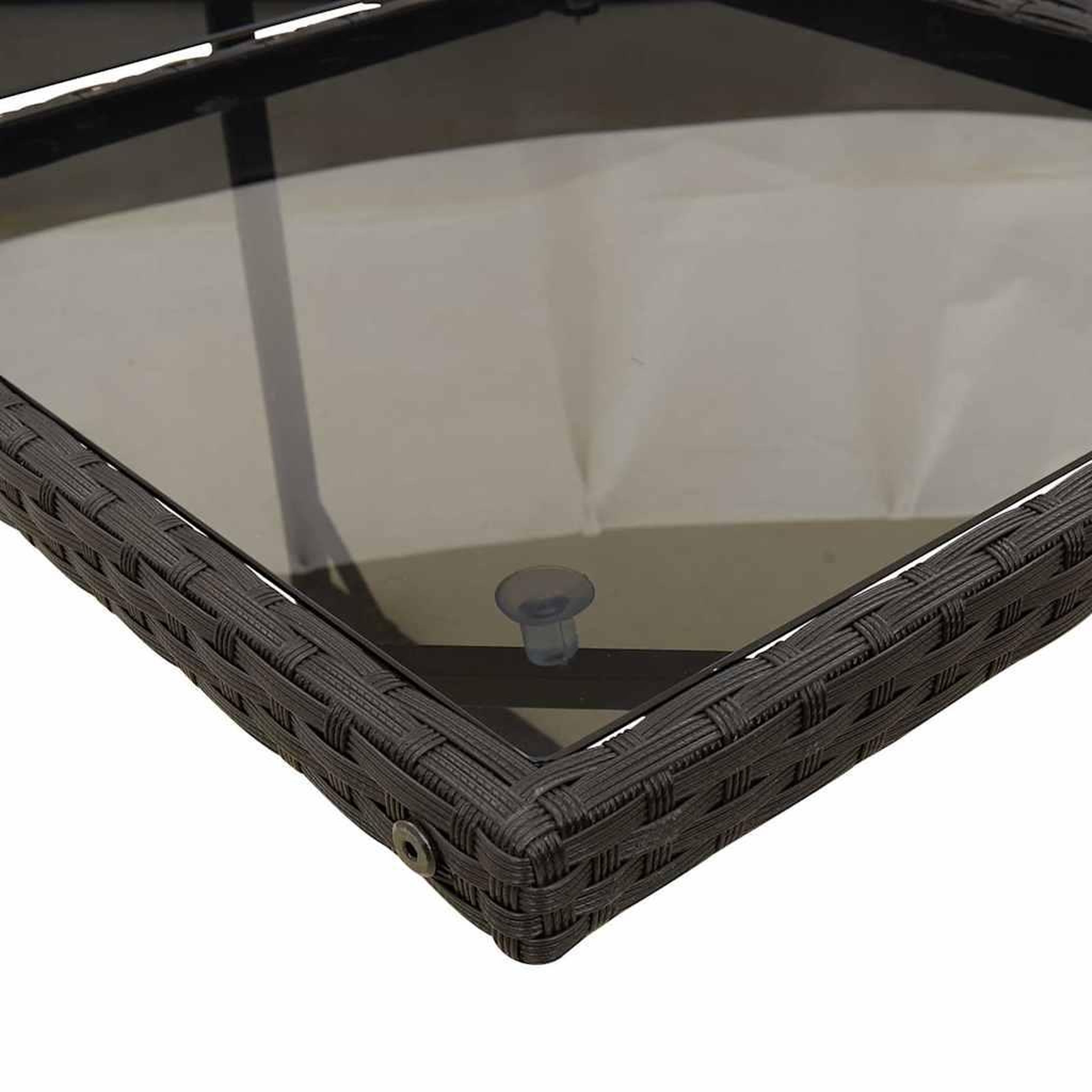 Voir la diapositive 5 : VIDAXL Ensemble a manger de jardin 11 pcs coussins noir resine tressee