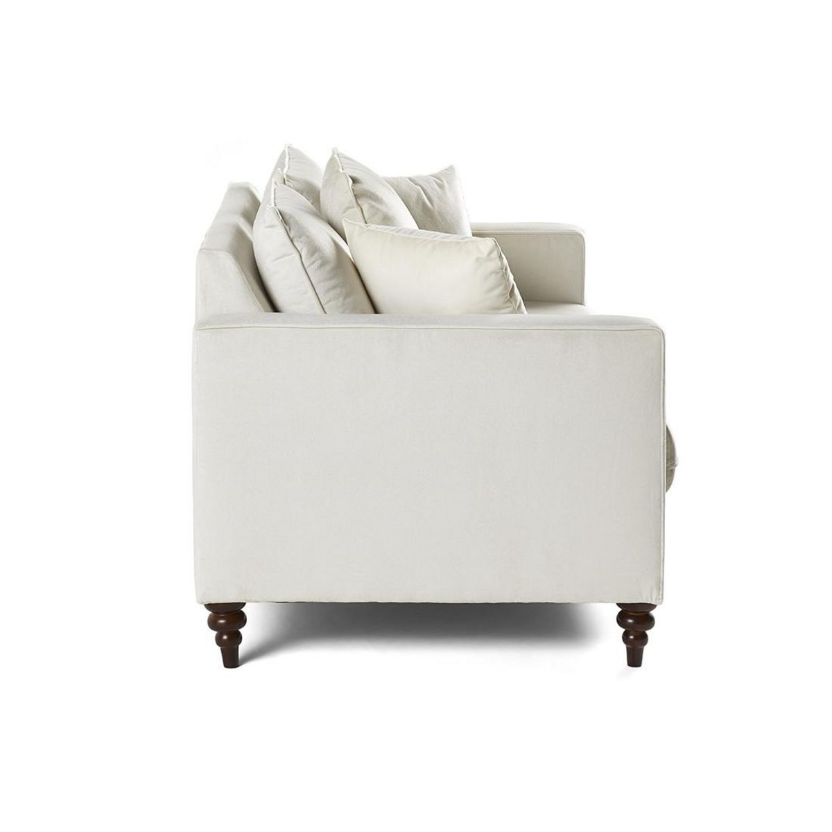 BEST MOBILIER Flamingo - canapé droit 2 places en velours