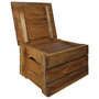 Voir la diapositive 5 : VIDAXL Ensemble de caisse de rangement 2 pcs bois d'acajou massif