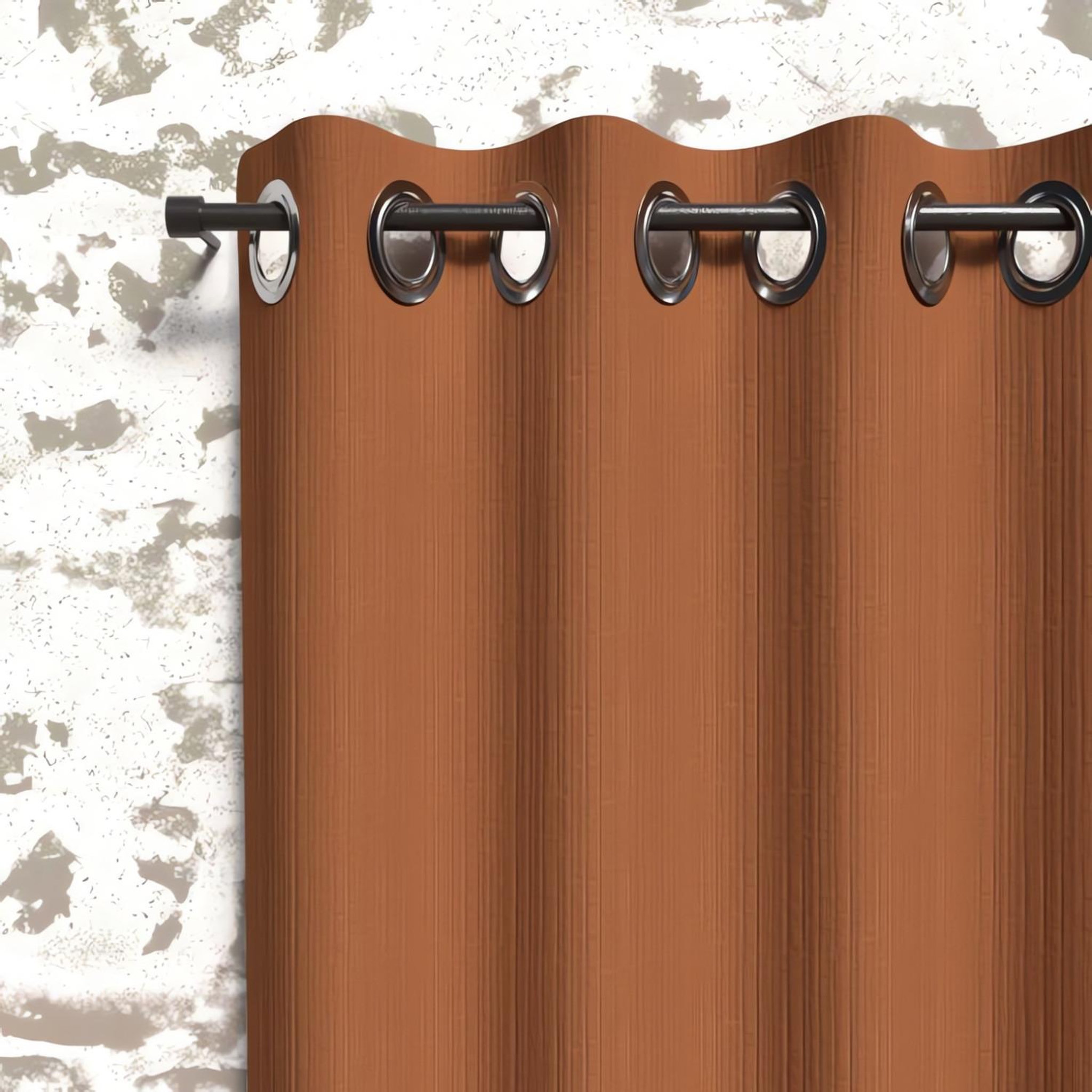 Voir la diapositive 1 : SOLEIL D'OCRE Rideau à oeillets isolant BOHEME, par Soleil d'Ocre