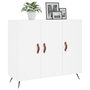Voir la diapositive 3 : VIDAXL Buffet blanc 90x34x80 cm bois d'ingenierie