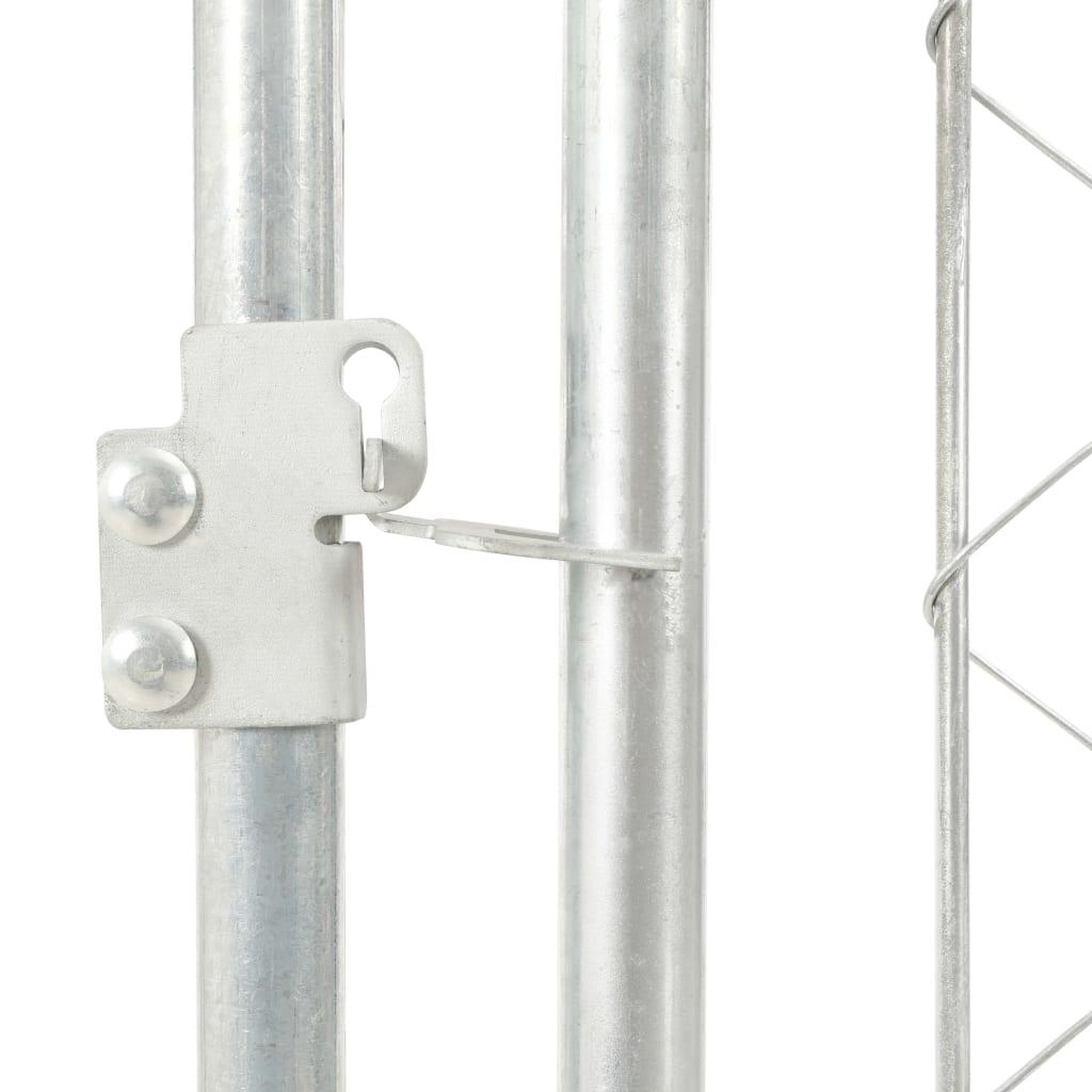 Voir la diapositive 4 : VIDAXL Chenil exterieur avec toit 100 x 100 x 125 cm