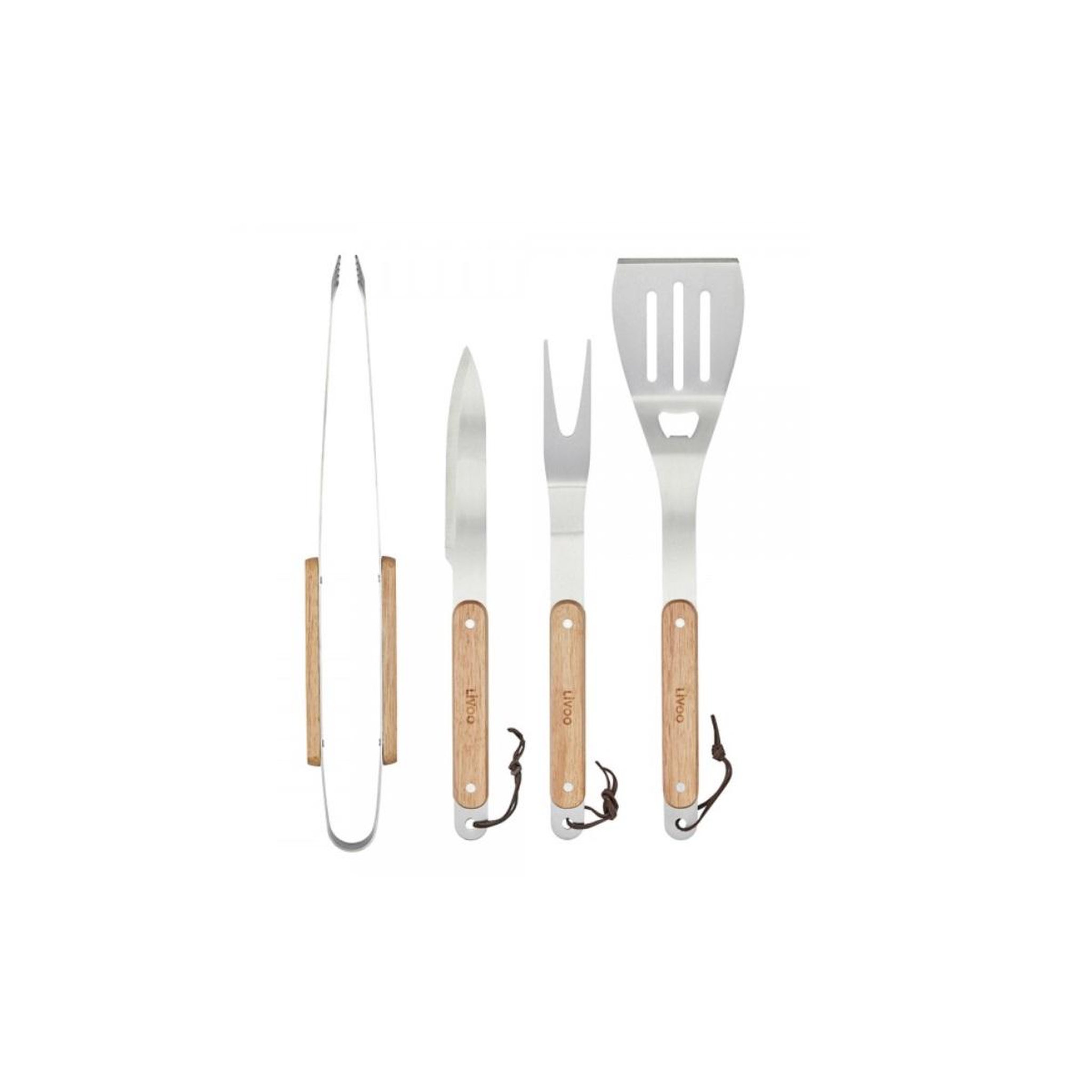 Voir la diapositive 3 : LIVOO Set de 4 accessoires pour barbecue - gs162