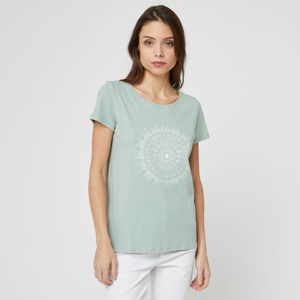 INEXTENSO T-shirt turquoise femme