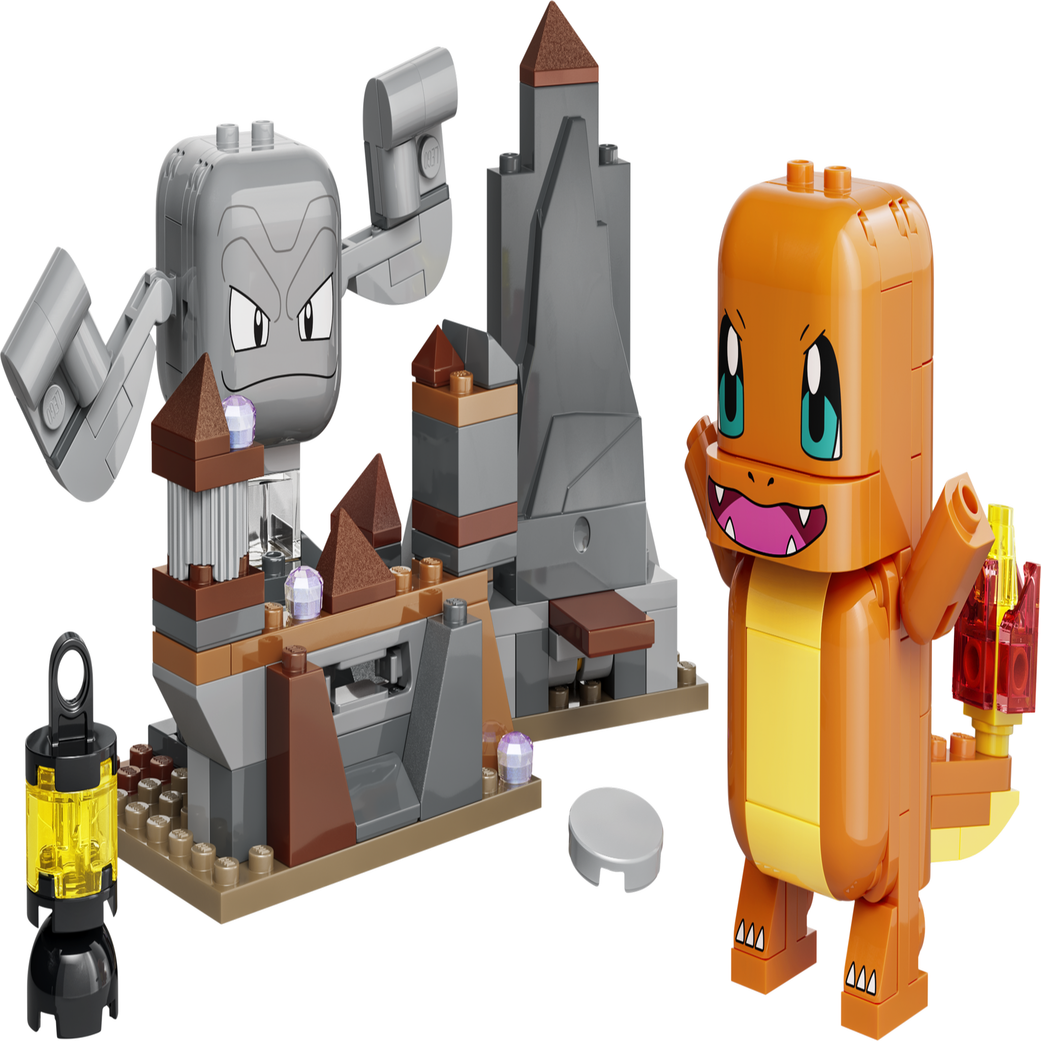 LEGO Lego pokémon 72157 salamèche et racaillou combat dans la grotte 198 pièces dès 6 ans