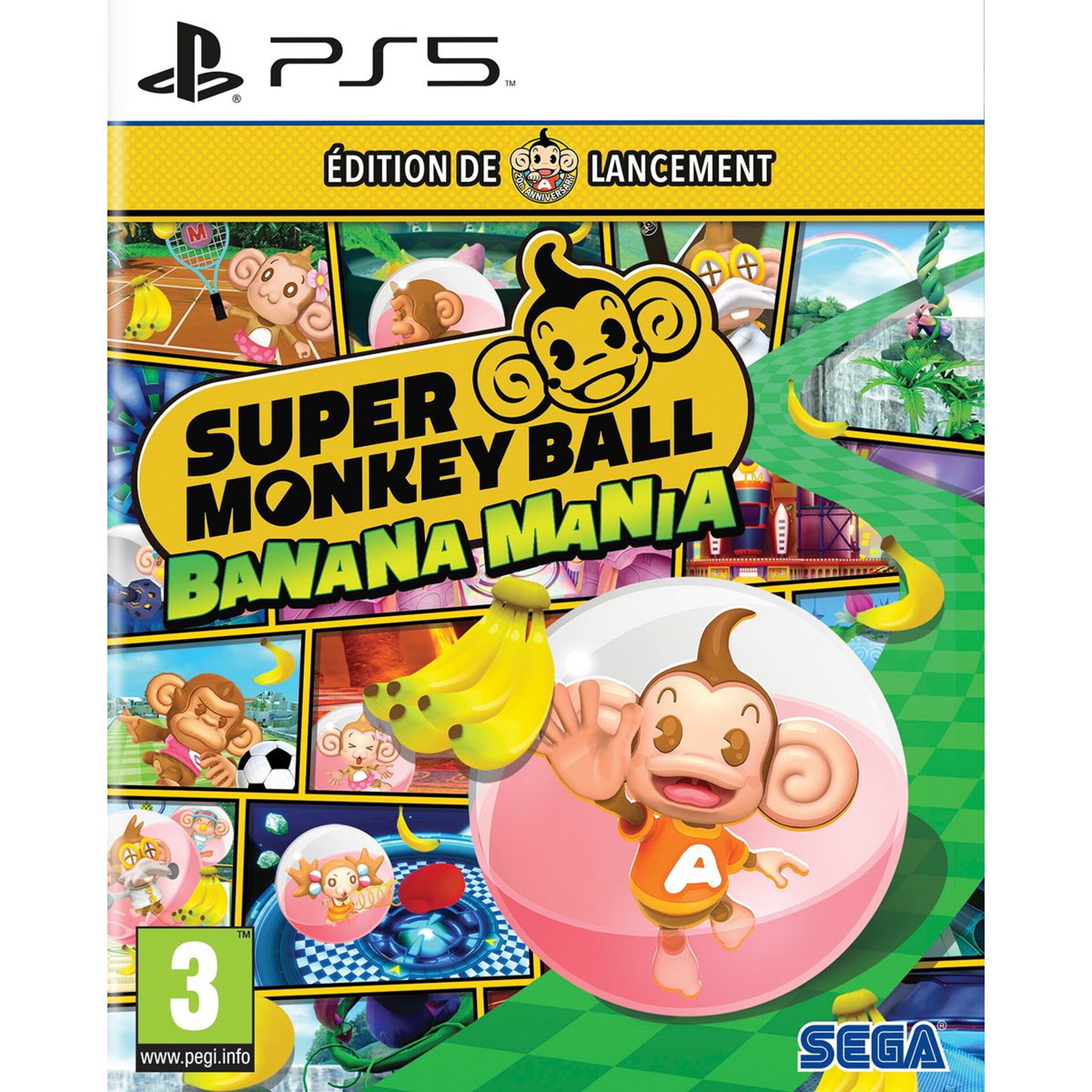 Voir la diapositive 1 : Super Monkey Ball Banana Mania - Launch Edition PS5
