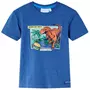 VIDAXL T-shirt enfants melange bleu fonce 92