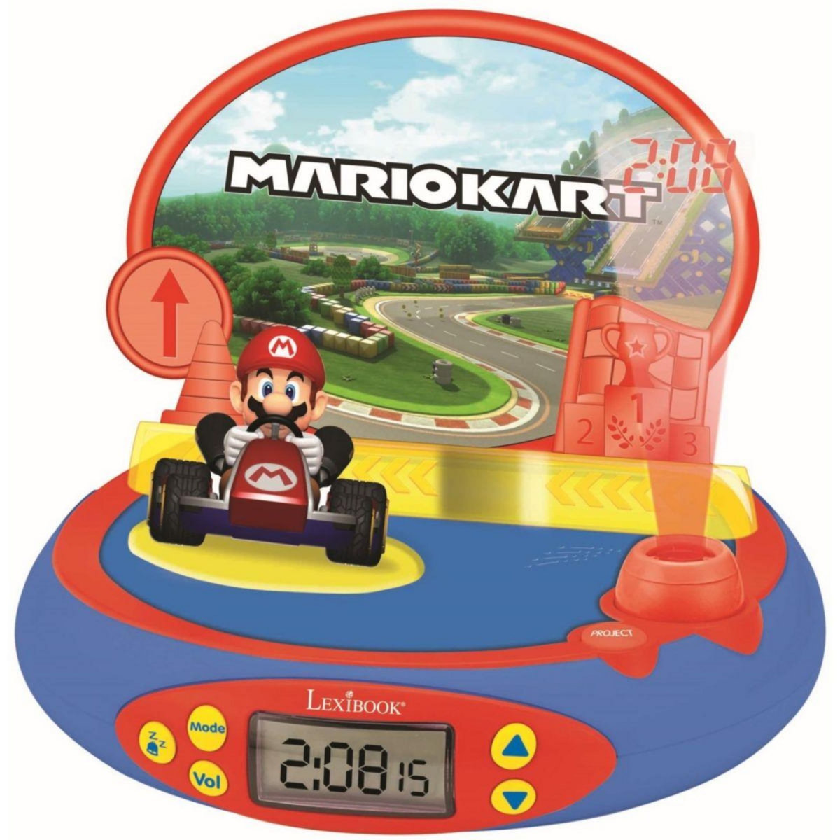 Lexibook Réveil RP500UNI Projecteur Nintendo Mario Kart