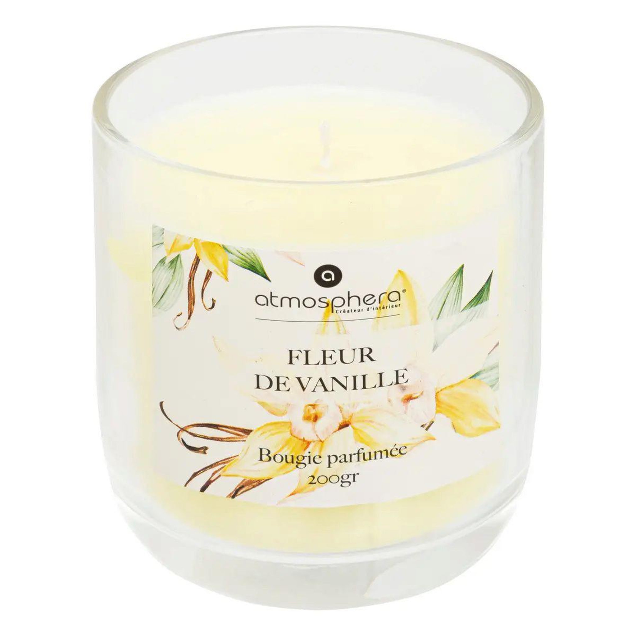 ATMOSPHERA Bougie parfumée  oudy  200g fleur de vanille