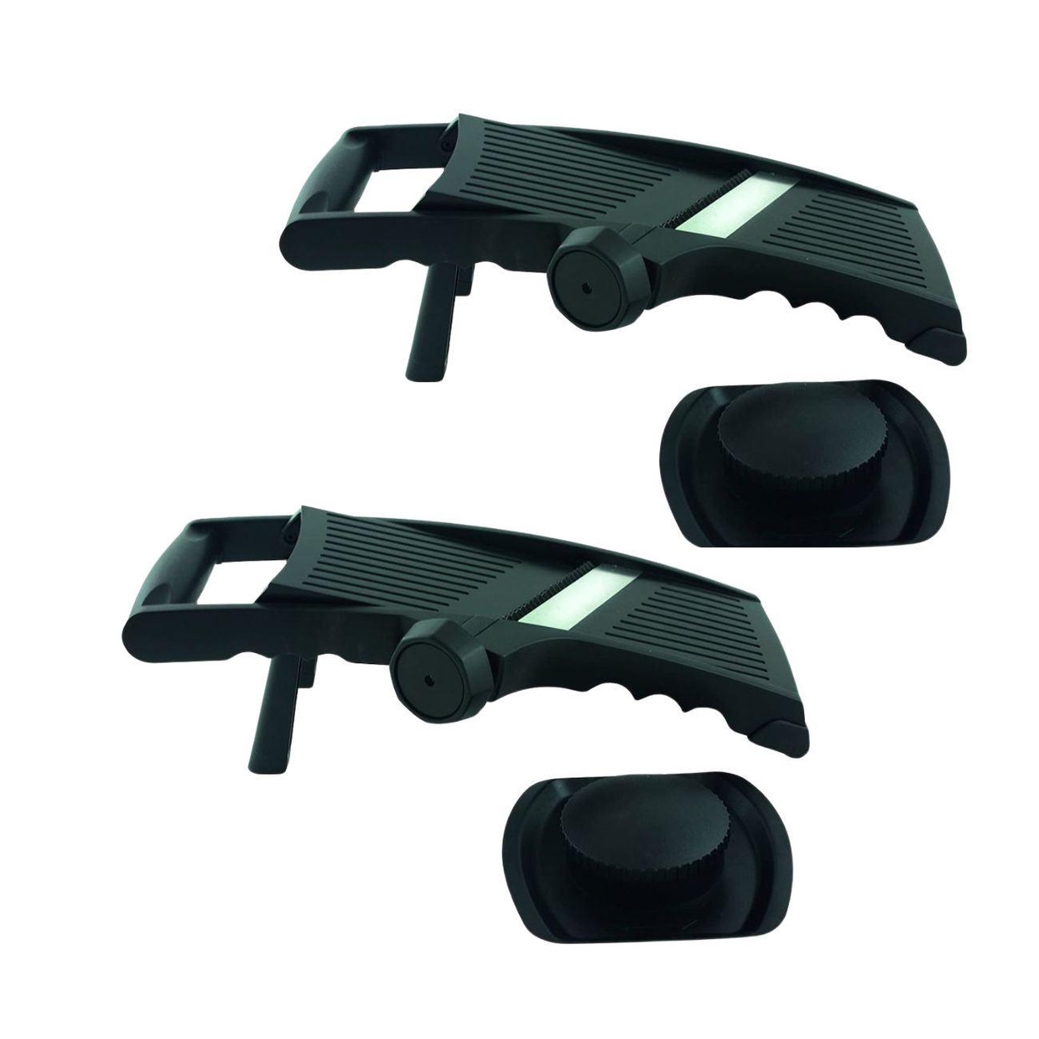 Fackelmann Set de 2 mandolines professionnelles en inox fackelmann handmade tradition