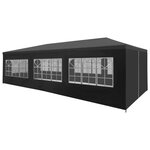 VIDAXL Tente de reception 3x9 m Anthracite