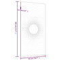 Voir la diapositive 6 : VIDAXL Decoration murale jardin 105x55cm acier corten design du soleil