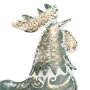 Voir la diapositive 2 : ATMOSPHERA Statuette Coq Déco en Métal  Conor  54cm Multicolore