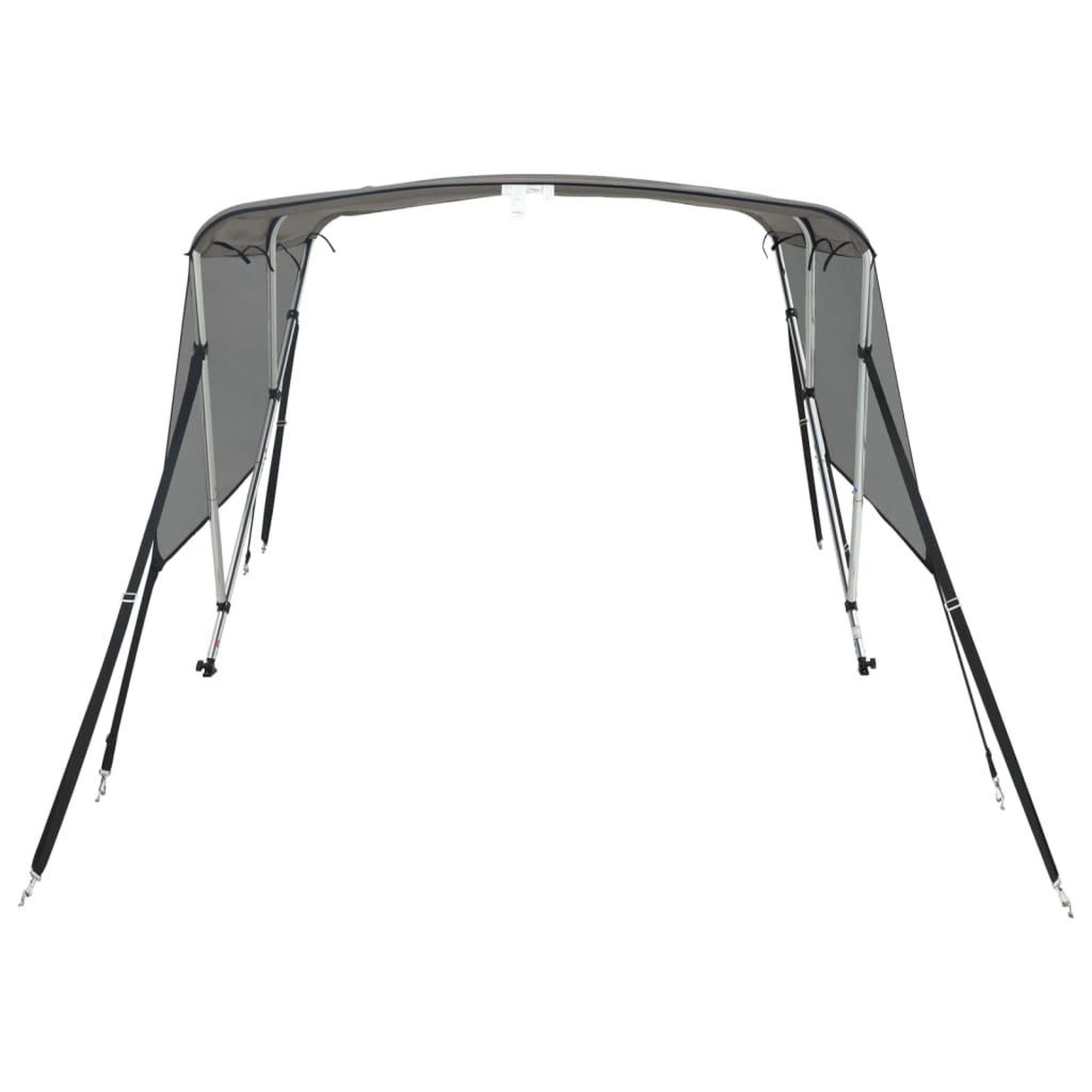 Voir la diapositive 4 : VIDAXL Toit bimini a 3 arceaux parois en maille 183x(154-167)x137 cm
