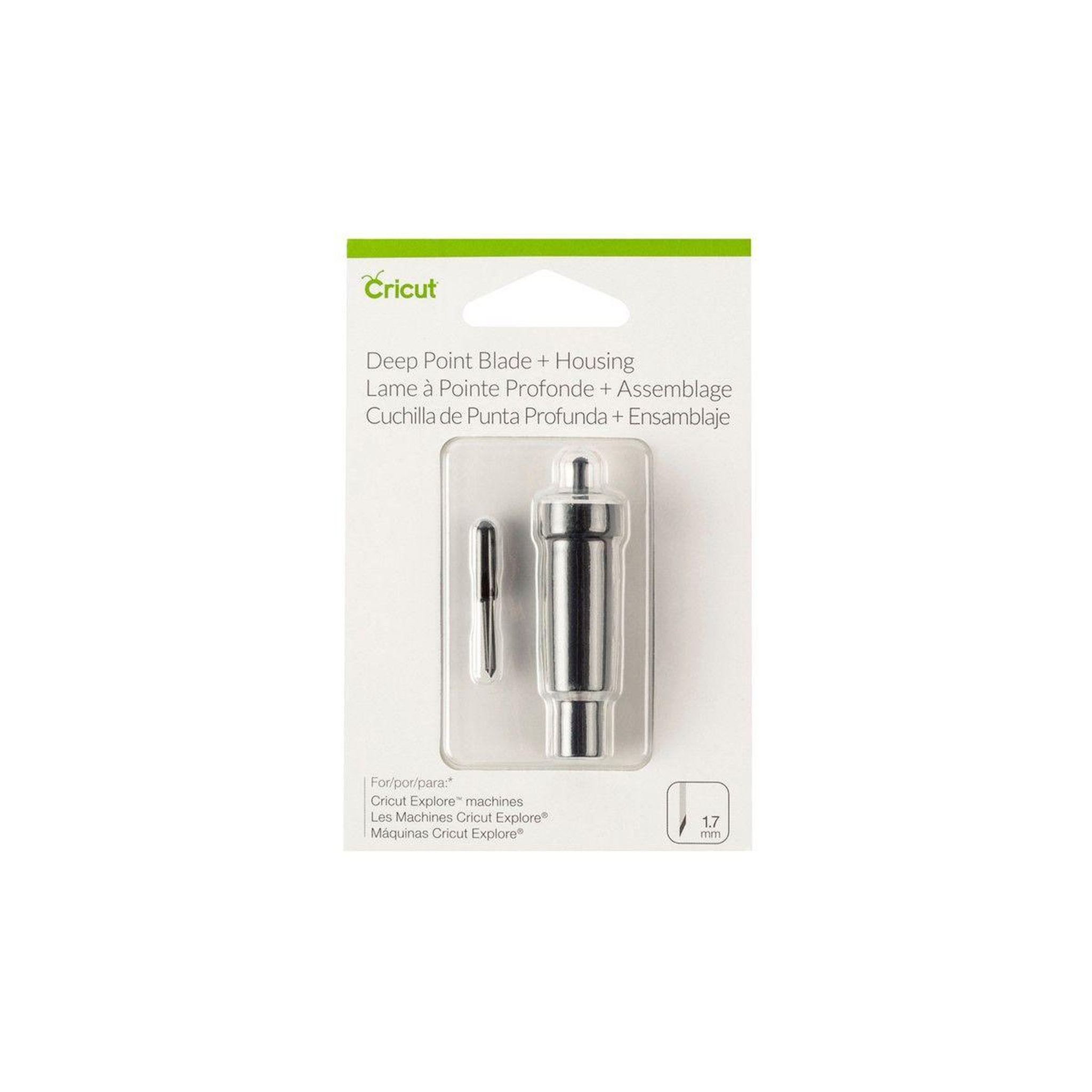 Voir la diapositive 1 : CRICUT Accessoire Lame coupe profonde + base