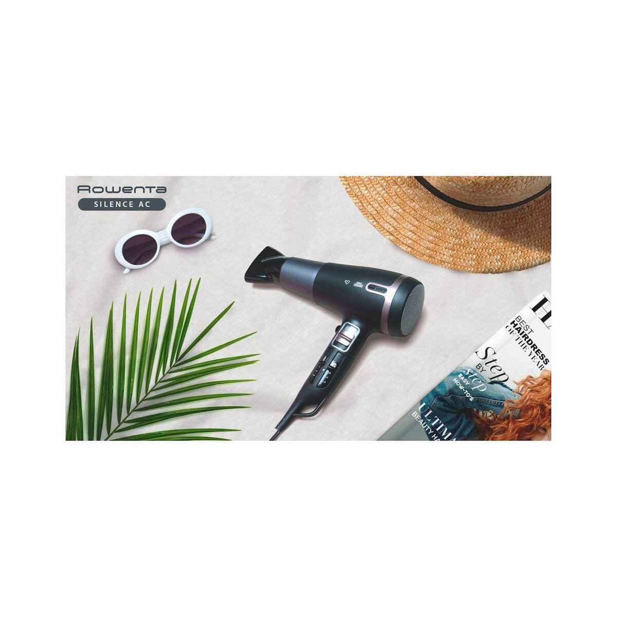 ROWENTA Rowenta Silence CV7920 sèche-cheveux 2300 W Noir, Rose