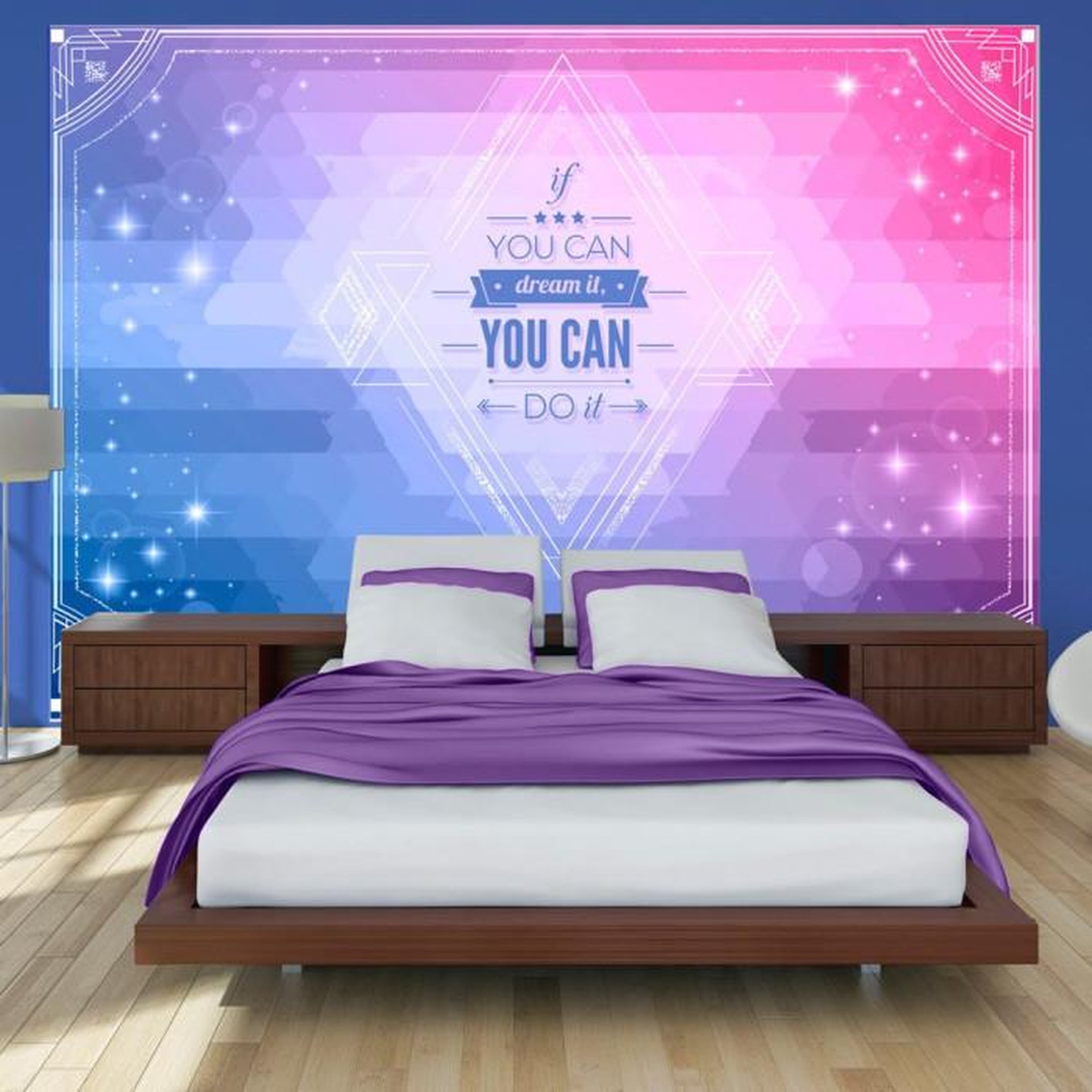 Paris Prix Papier Peint  If You Can Dream It, You Can Do It!. Coloris disponibles : Multicolore