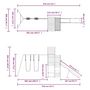 Voir la diapositive 6 : VIDAXL Aire de jeux d'exterieur bois de pin impregne