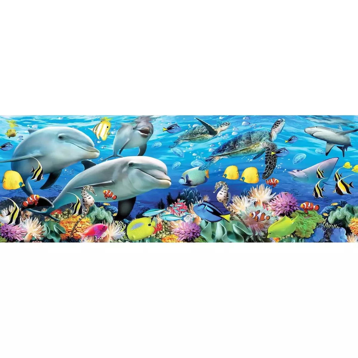 PERRE / ANATOLIAN Puzzle 1000 pièces panoramique : Undersea
