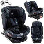 BEBELISSIMO Bebelissimo - Siège auto Isofix - pivontant 360 ° - 40-150 cm -  0-36kg  i- Evol - gris foncé